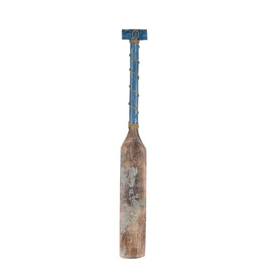 48" Blue Wood Paddle Home Wall Décor